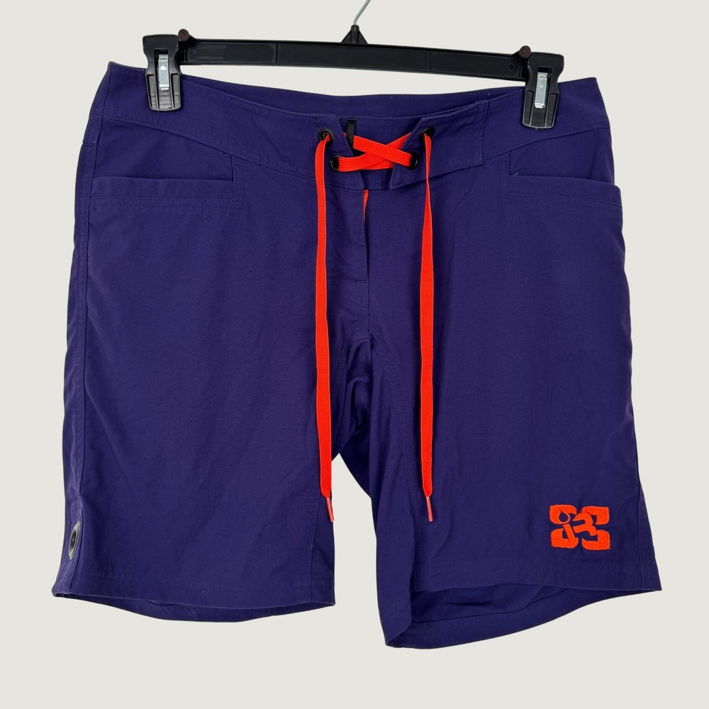 Immersion Research Womens Purple Orange Board Shorts Size 8 Kayak Surf 71005-119